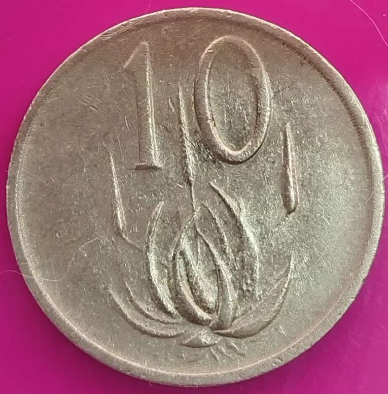 1986   10c   COIN   RSA           SUN17877