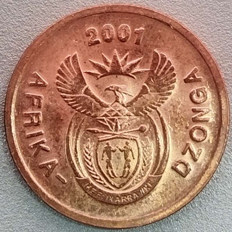 2001   5c   Coin        RSA        SUN17878