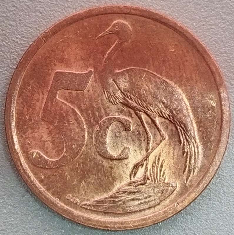 2001   5c   Coin        RSA        SUN17878