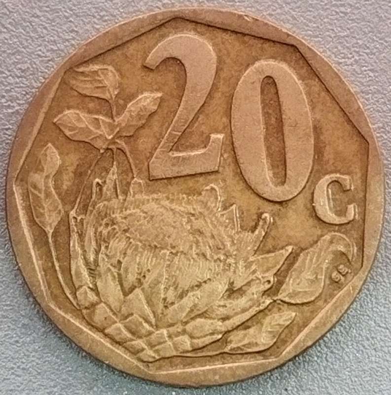 2004   20c   COIN  RSA                    SUN17879