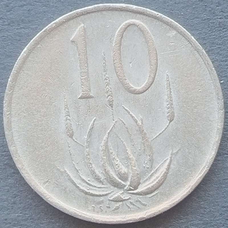 1985   10c   COIN   RSA           SUN17887