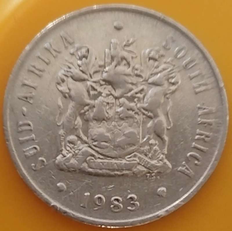 1983  20c   COIN  RSA                    SUN17910