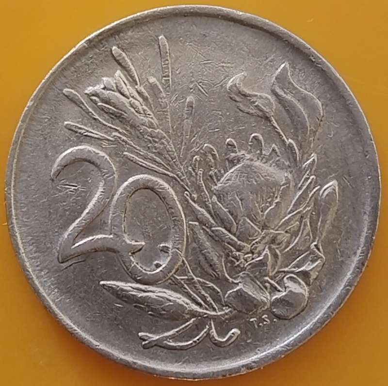 1983  20c   COIN  RSA                    SUN17910
