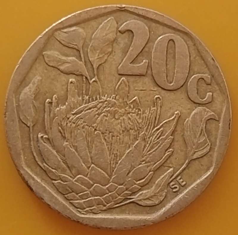 1995  20c   COIN  RSA                    SUN17912