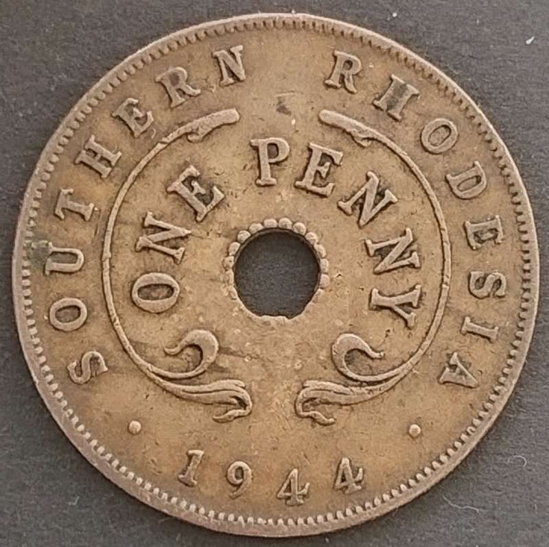 1944   1 Penny -      Southern Rhodesia              SUN17918