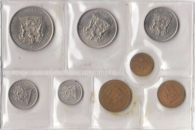 1978 MINT PACK UNC WITH 1/2 CENT COIN      1978-055