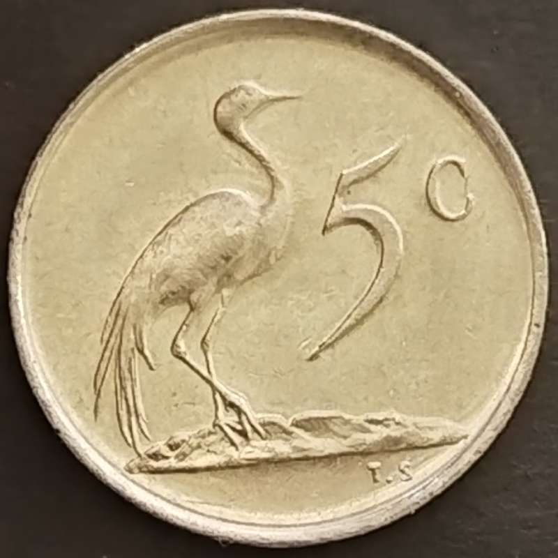 1968   5c   COIN   (Afrikaans)       SUN17919