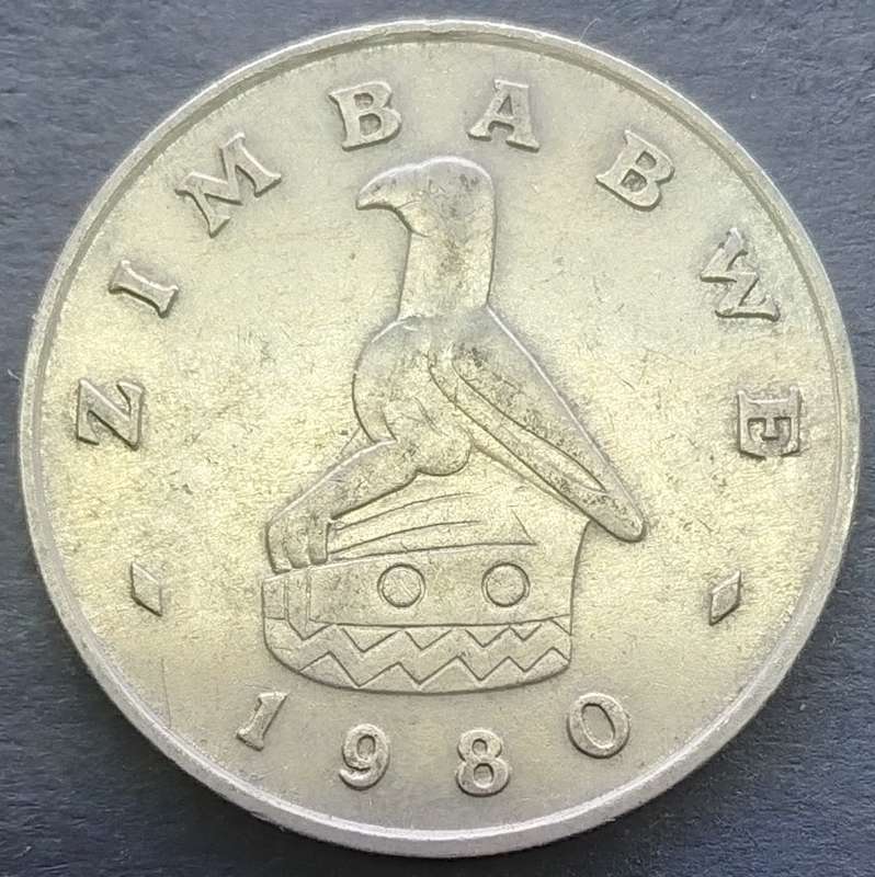 1980  I DOLLAR COIN     Zimbabwe          SUN17924