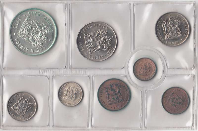 1973 MINT PACK UNC WITH SILVER R1 COIN       1973-061