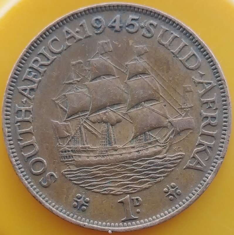 1945     PENNY  COIN        SA                       SUN17928