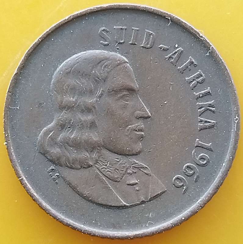 1966   1c   COIN   (Afrikaans)       SUN17931