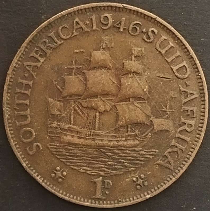 1946     PENNY  COIN        SA                       SUN17934