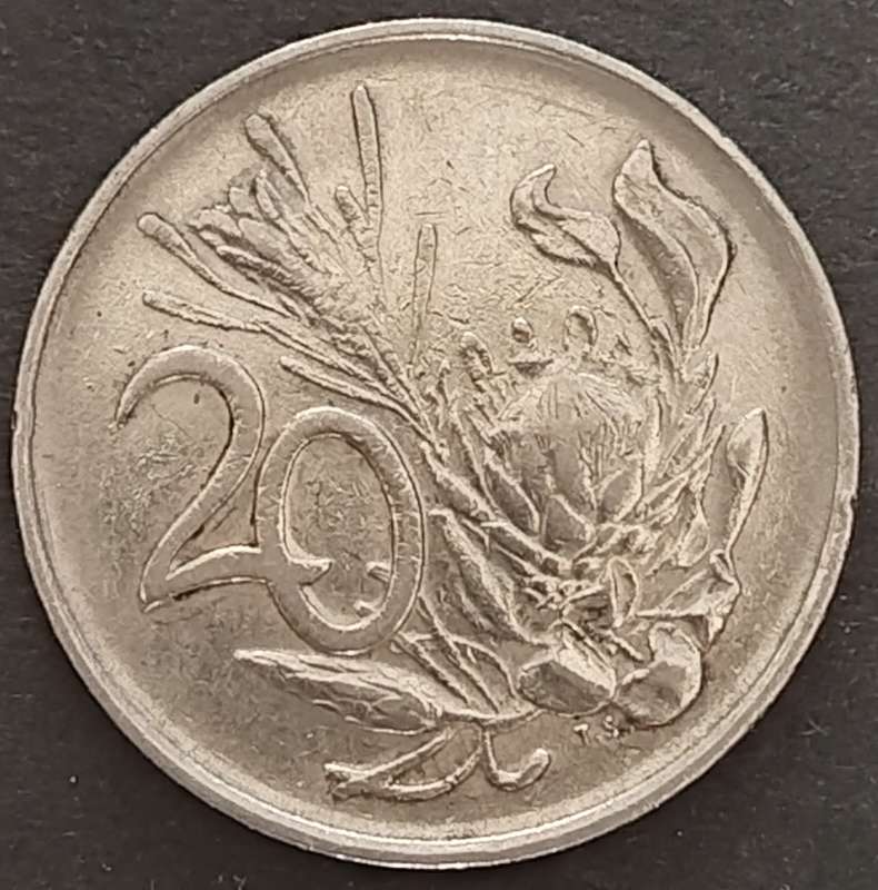 1976   20c   COIN   RSA           SUN17939