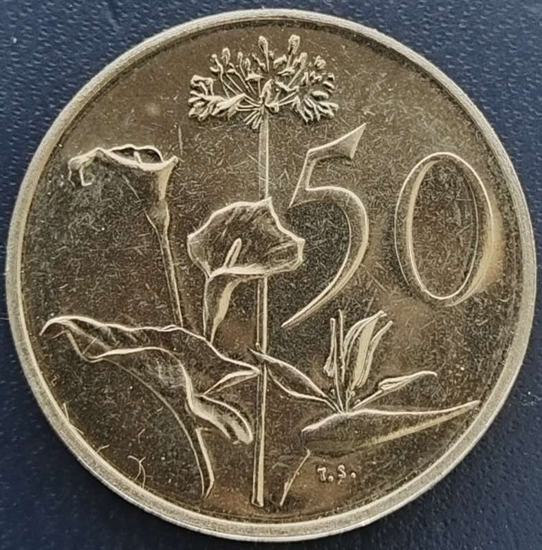 1989    50c    COIN     RSA             17945