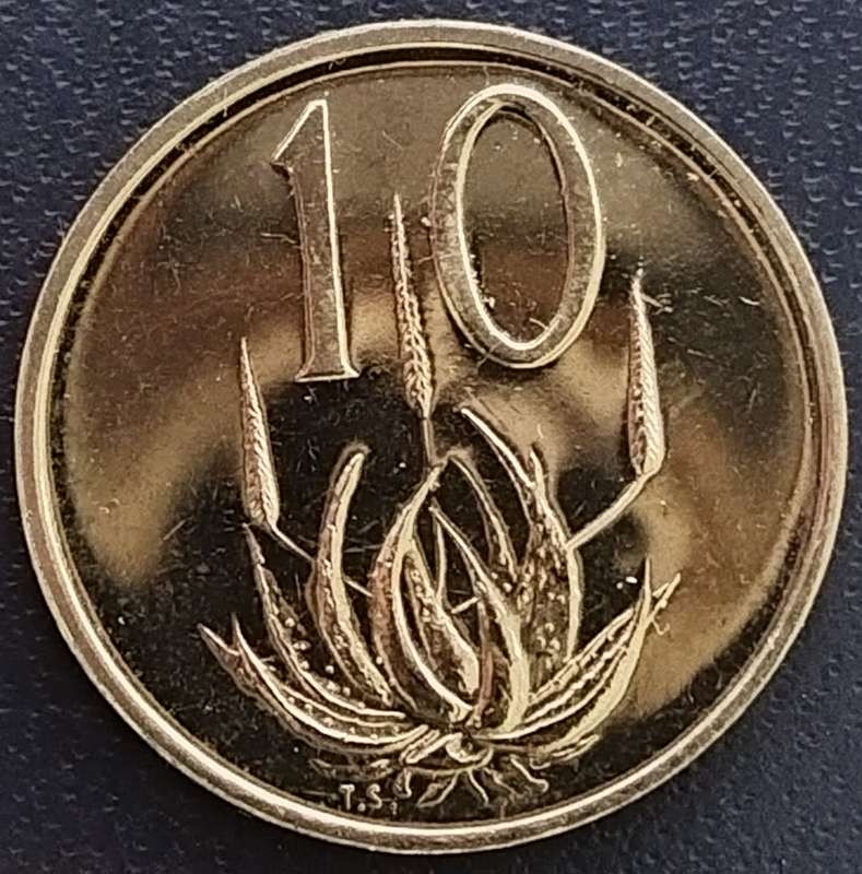 1989   10c   COIN     RSA     SUN17949