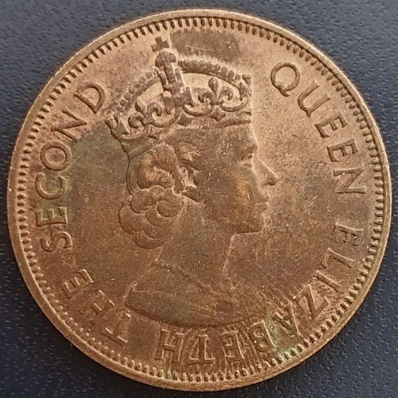 1975      FIVE CENTS     Mauritius       SUN17952