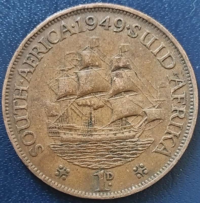 1949     PENNY  COIN        SA                       SUN17953