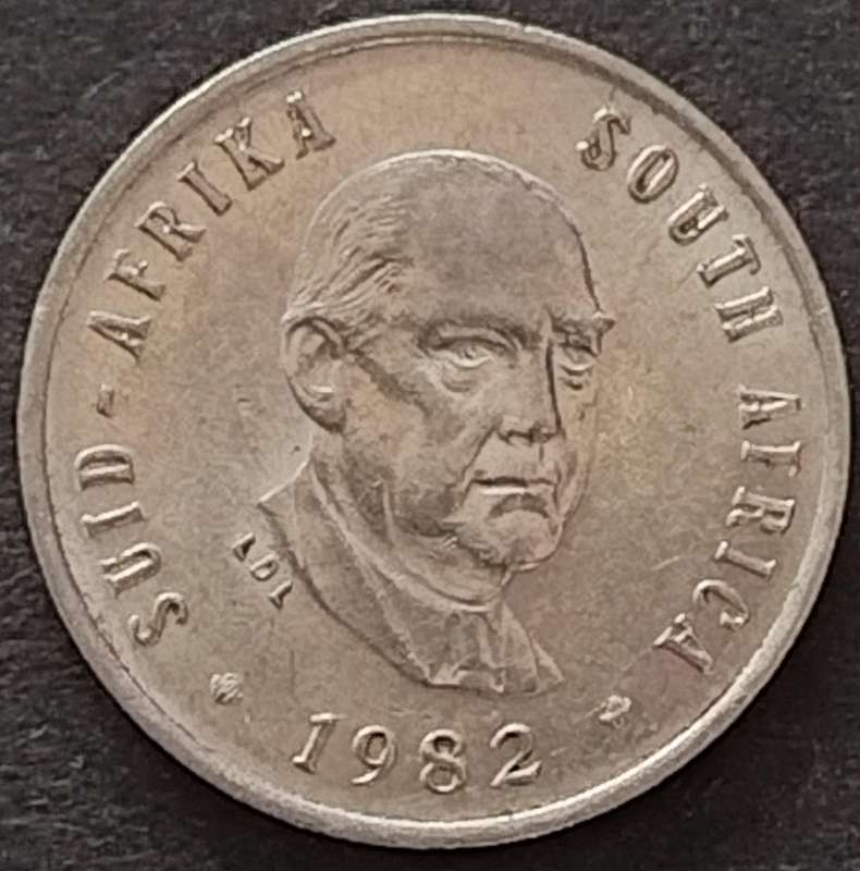 1982   5c   Coin       RSA         SUN17958