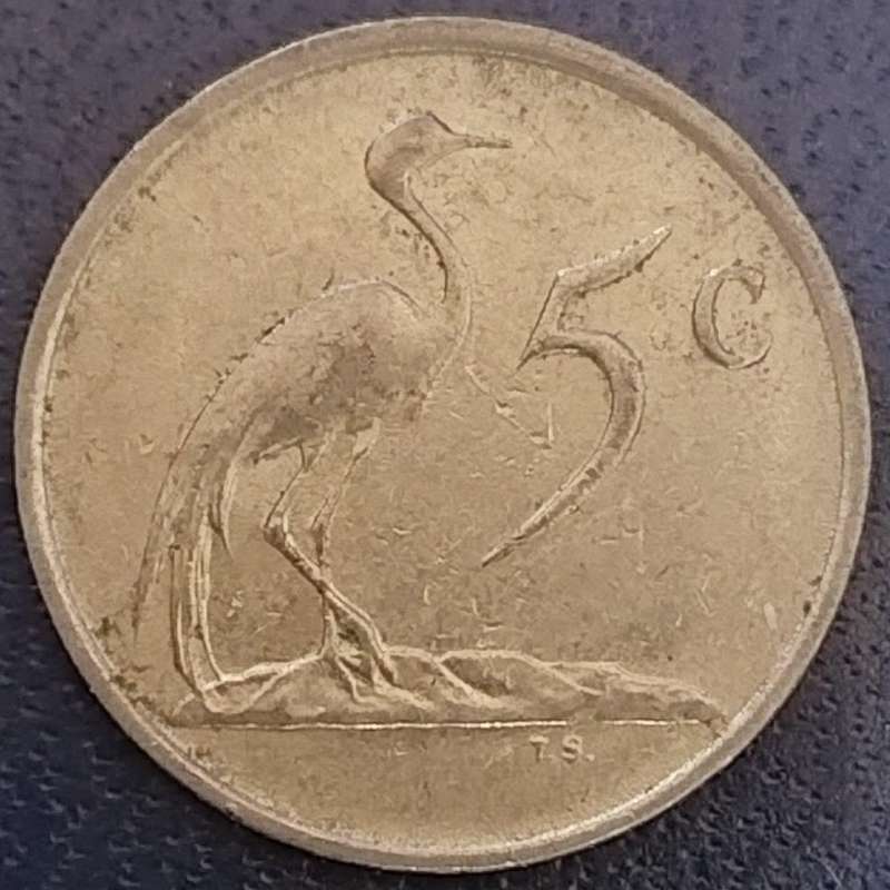 1987  5c   Coin     RSA           SUN17962