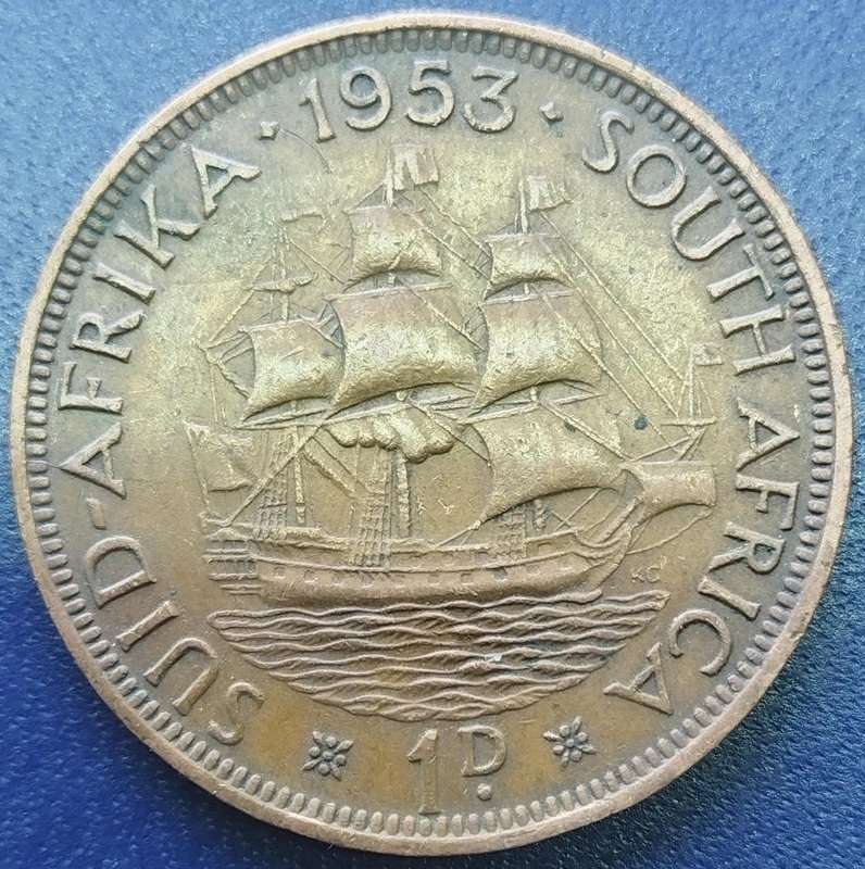 1953     PENNY  COIN        SA                       SUN17965