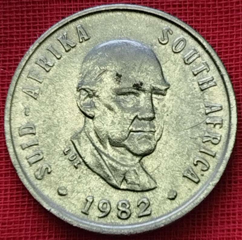 1982   5c   Coin       RSA         SUN17967