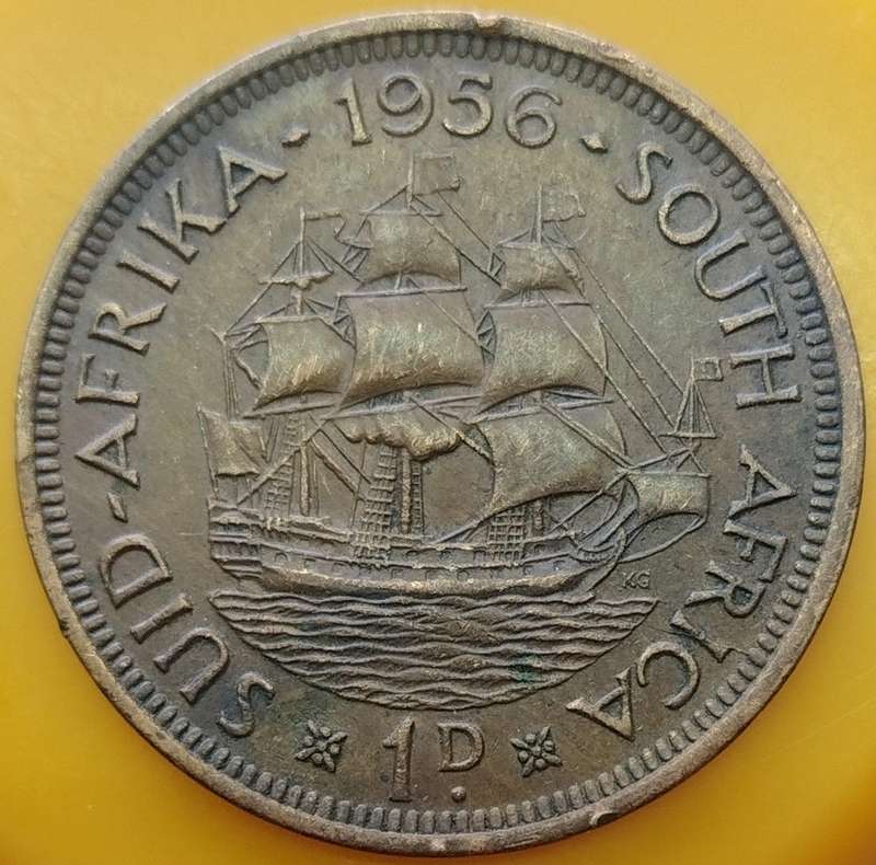 1956     PENNY  COIN        SA                       SUN17968
