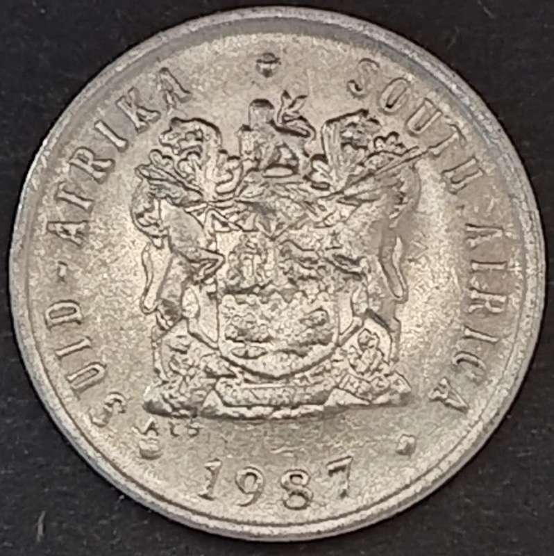 1987  5c   Coin     RSA           SUN17974