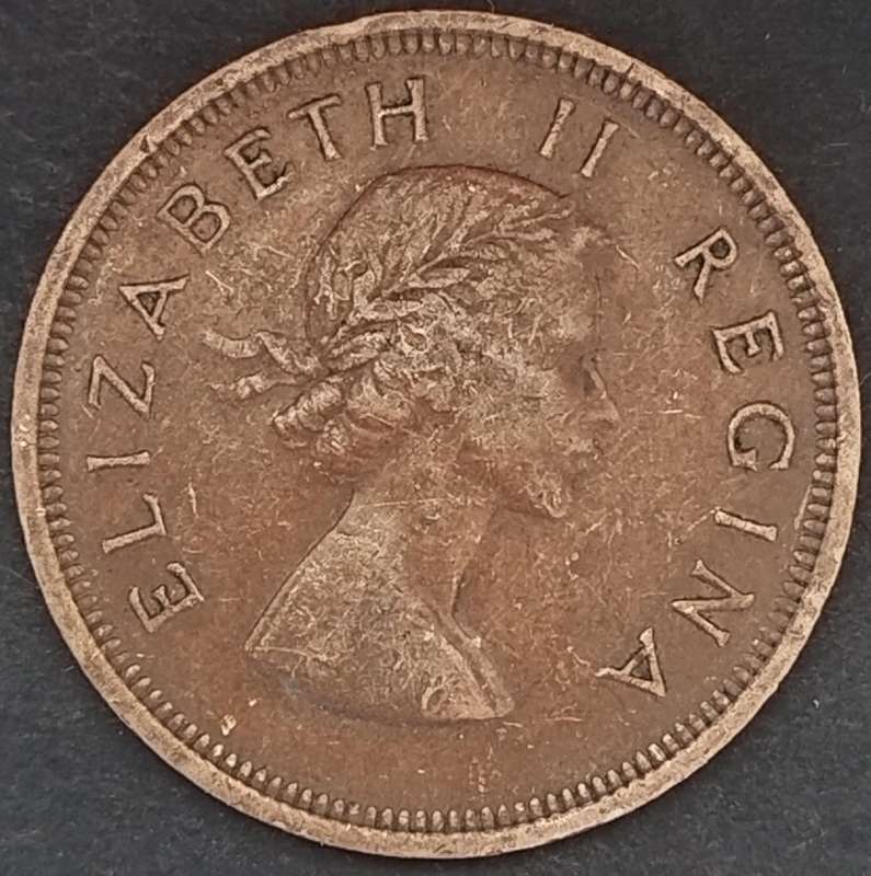 1954    PENNY  COIN        SA                       SUN17977