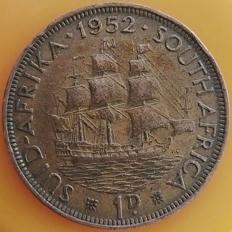 1952     PENNY  COIN        SA                       SUN17979