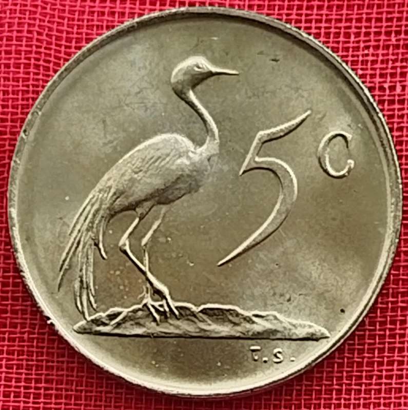 1975   5c   COIN  RSA                    SUN17987