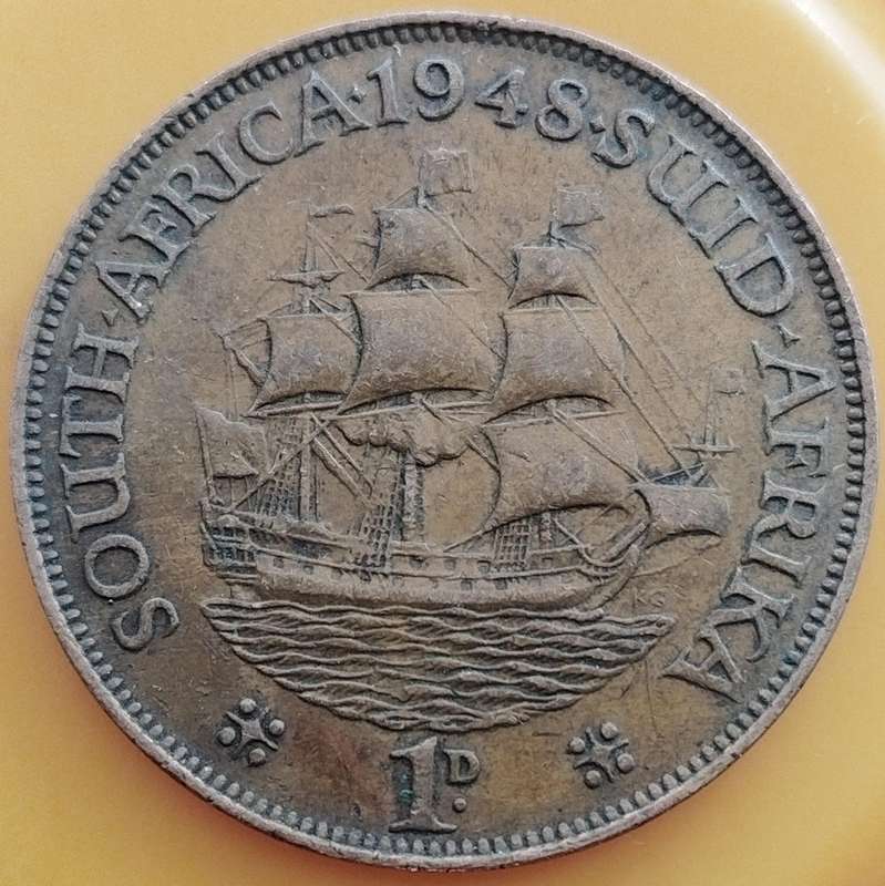1948     PENNY  COIN        SA                       SUN17990