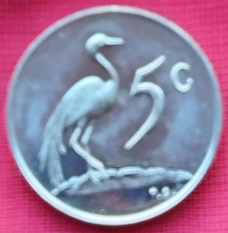 1972   5c  RSA                      SUN17997