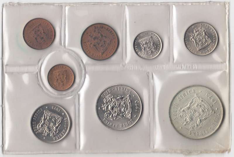 1973 MINT PACK UNC WITH SILVER R1 COIN       1973-095