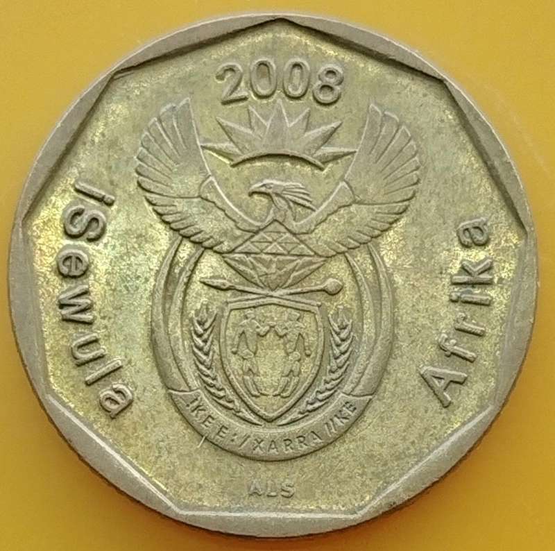 2008   20c   COIN  RSA                    SUN18008