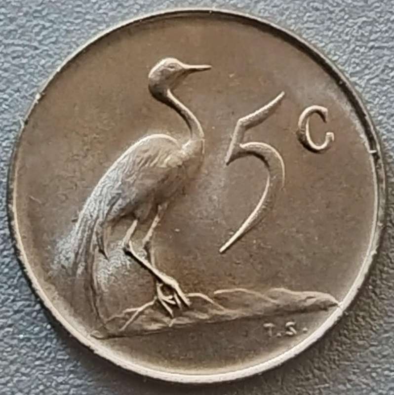 1967   5c   COIN   (English)       SUN18014