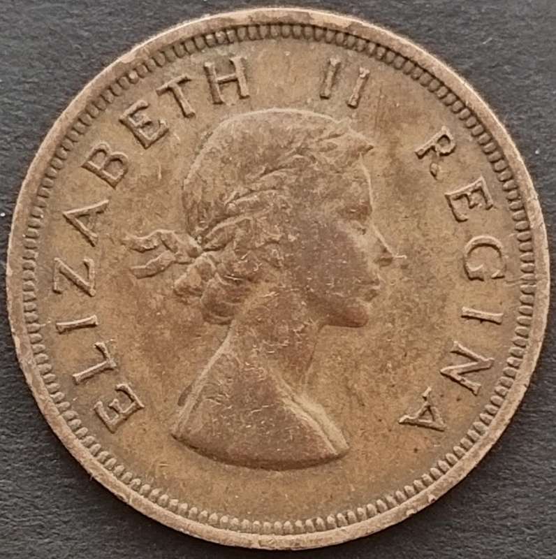 1954    PENNY  COIN        SA                       SUN18022