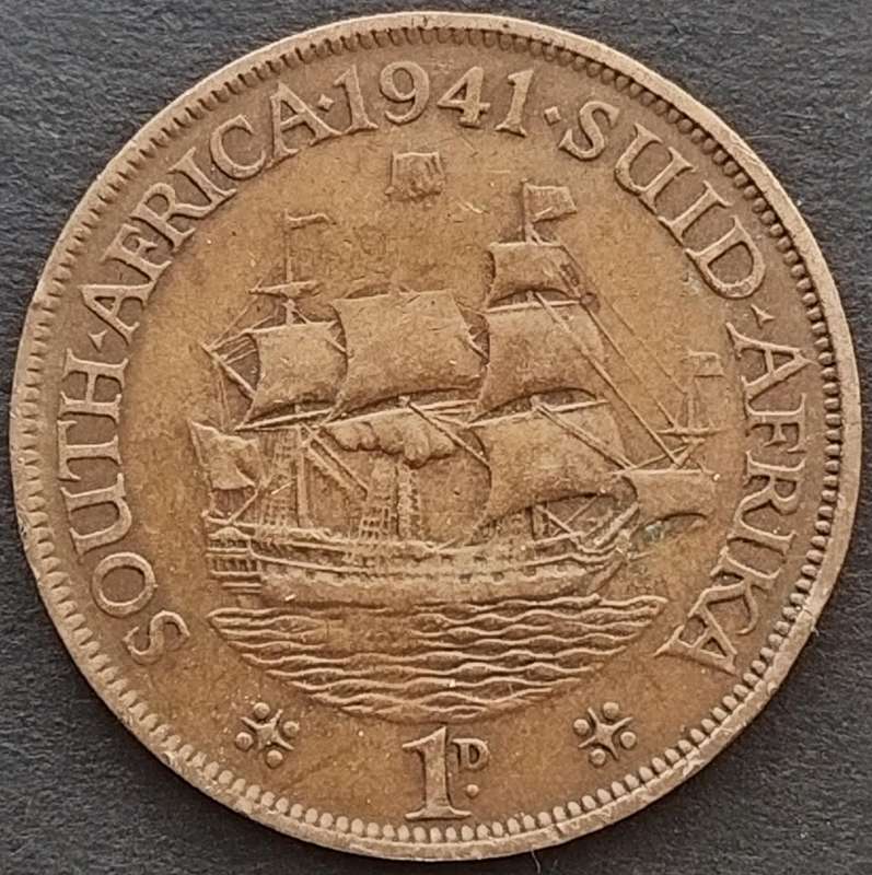 1941    PENNY  COIN        SA                       SUN18025