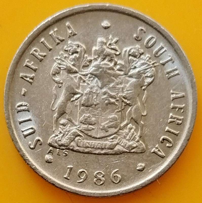 1986   5c  RSA                      SUN18040