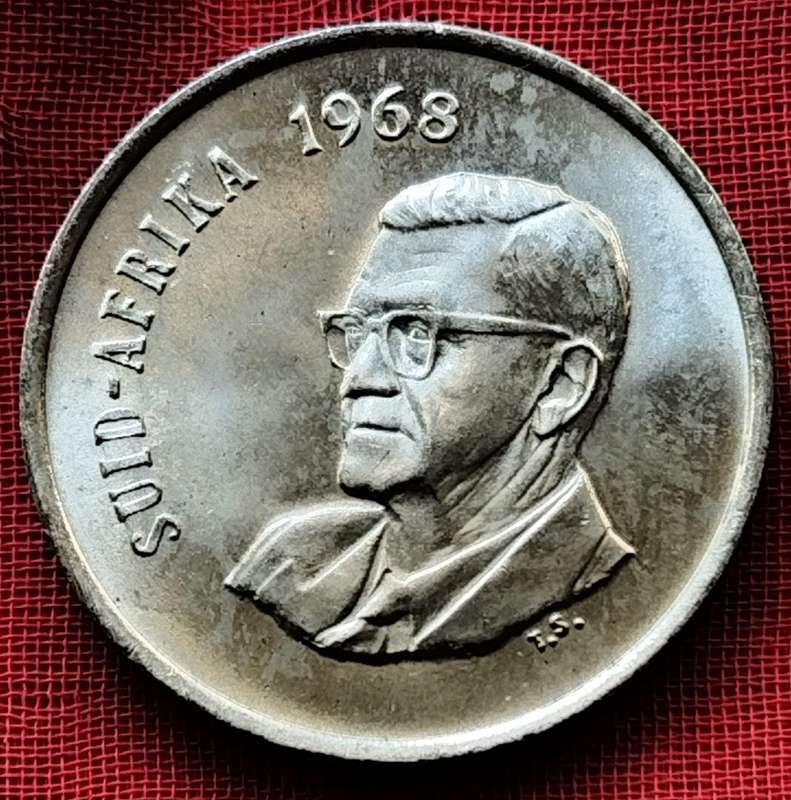 1968   20c   COIN   (Afrikaans)       SUN18041