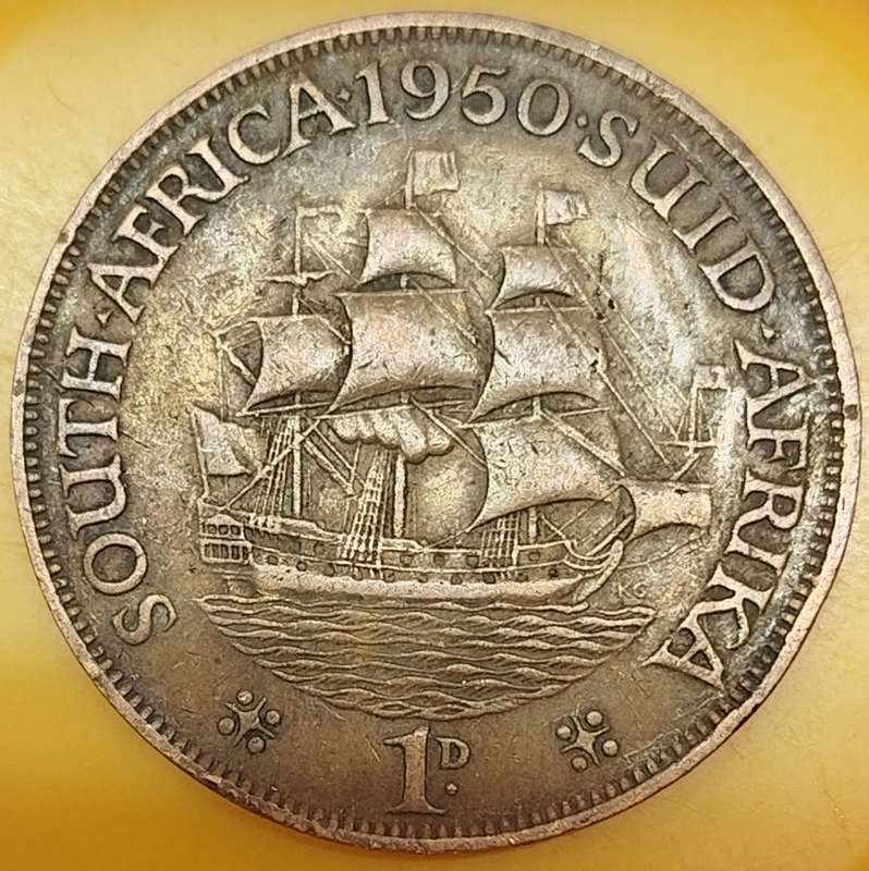 1950     PENNY  COIN        SA                       SUN18044