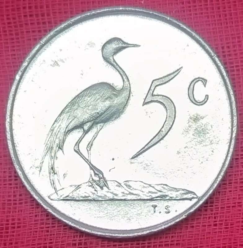 1968   5c   COIN   (Afrikaans)       SUN18046