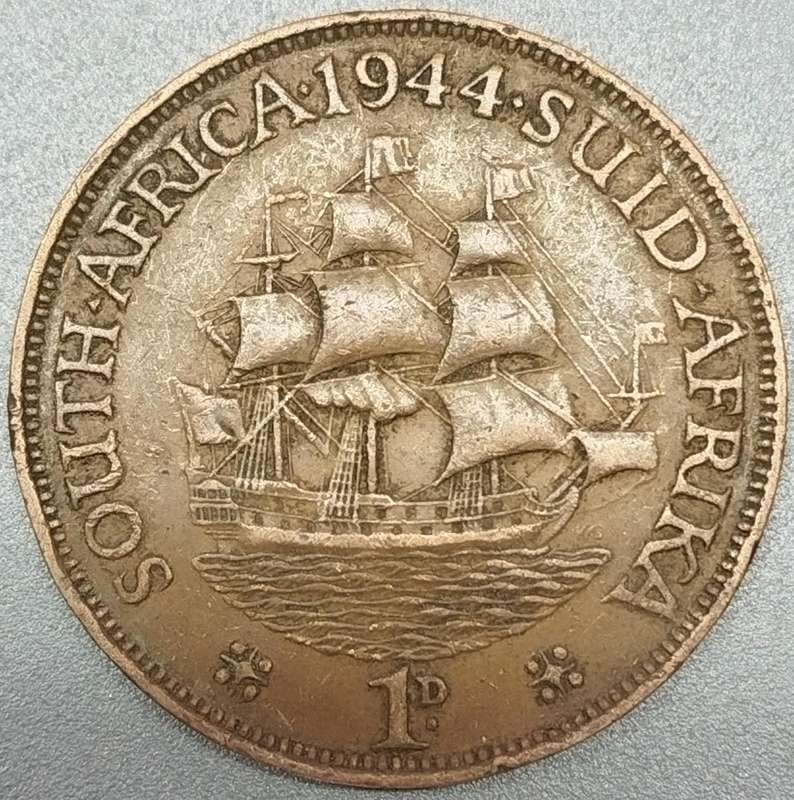 1944    PENNY  COIN        SA                       SUN18048