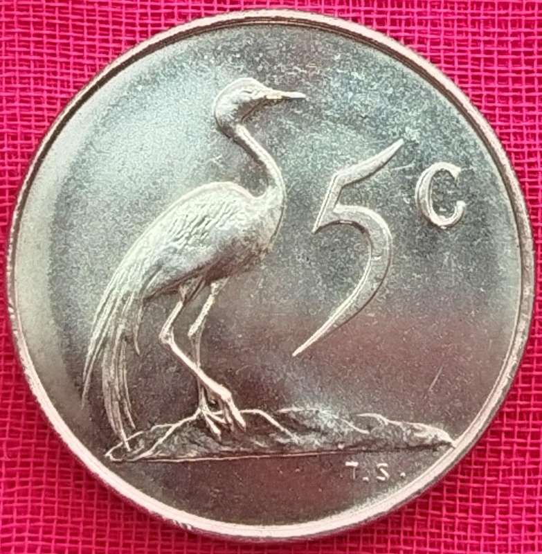 1967   5c   COIN   (Afrikaans)       SUN18051