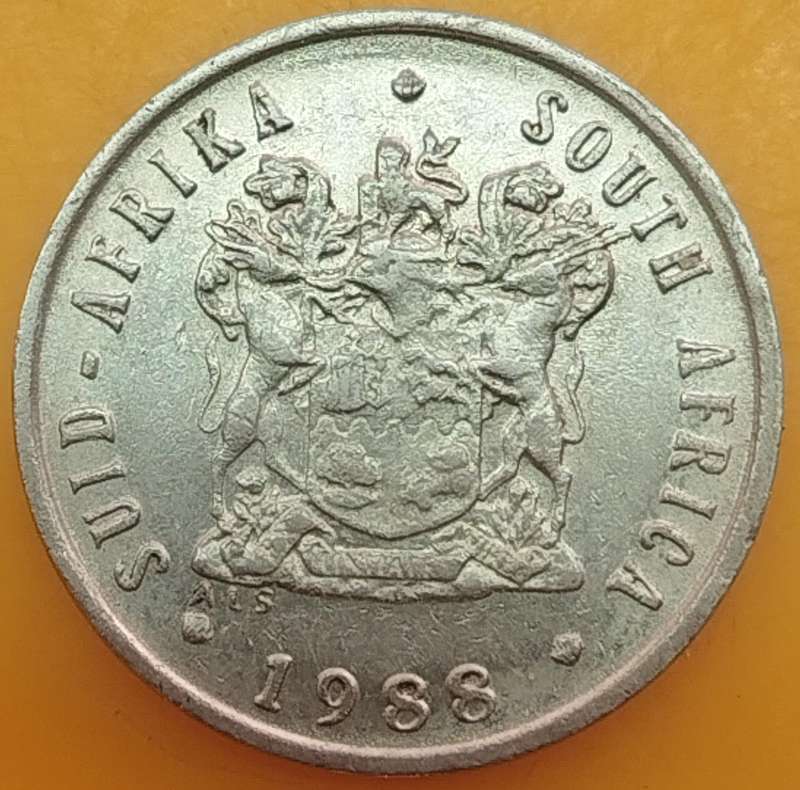 1988   5c  COIN    RSA                      SUN18053