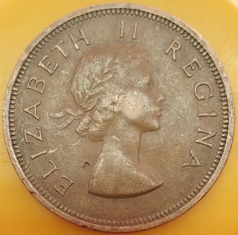 1954     PENNY  COIN        SA                       SUN18055