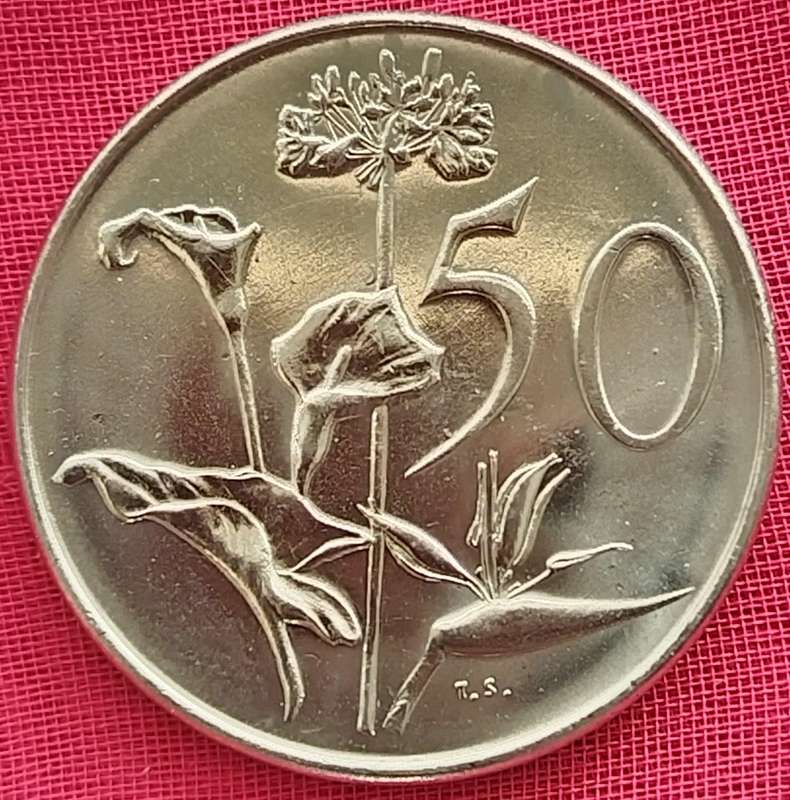 1973   50c   COIN  RSA                    SUN18062