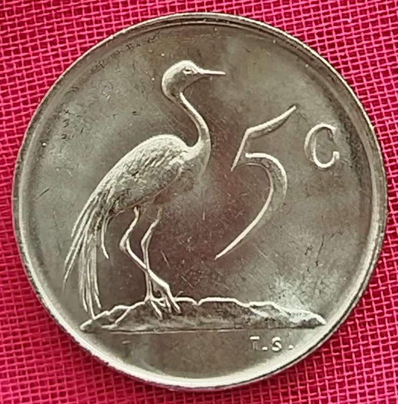 1975   5c   COIN  RSA                    SUN18065