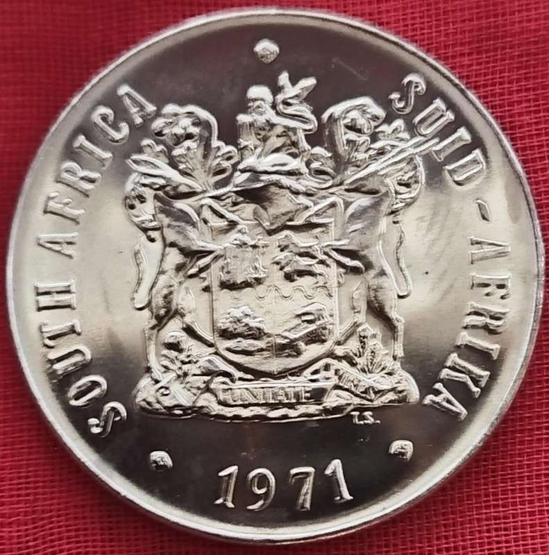 1971   50c   Coin       RSA         SUN18066