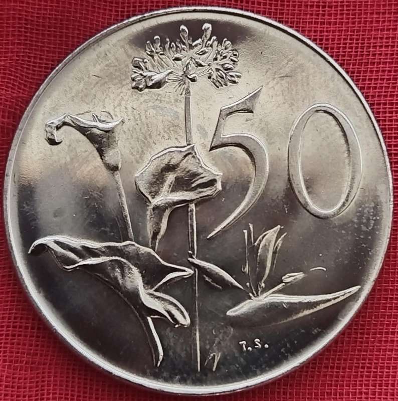 1971   50c   Coin       RSA         SUN18066