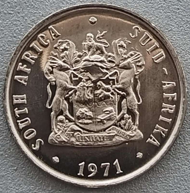 1971   10c   Coin    RSA            SUN18072